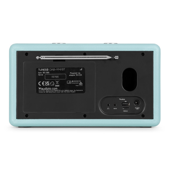 Audizio TUNE60 DAB Radio BT Retro Blue