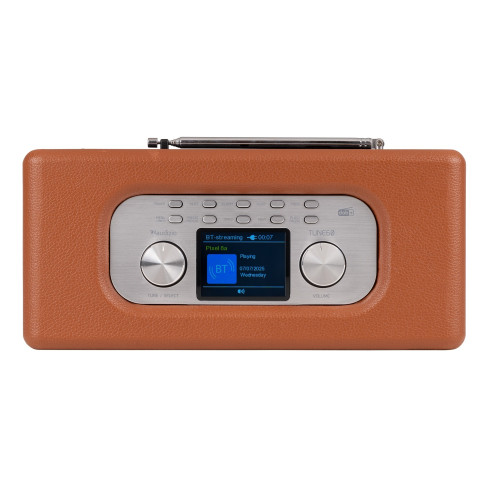 Audizio TUNE60 DAB Radio BT Retro Brown
