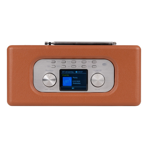 Audizio TUNE60 DAB Radio BT Retro Brown