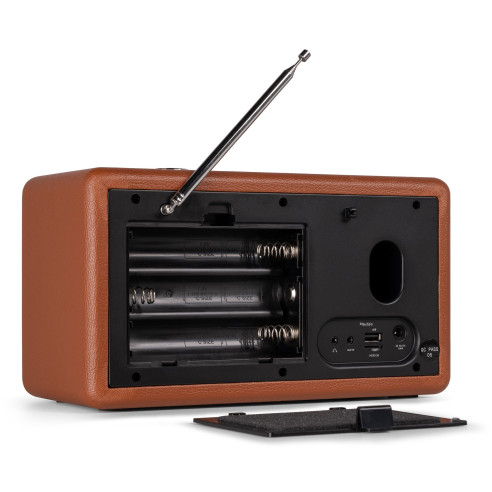 Audizio TUNE60 DAB Radio BT Retro Brown