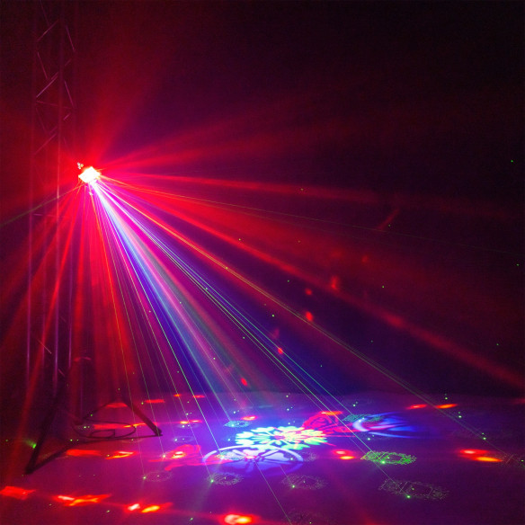 Fuzzix STELLAR 1 Multi DJ Efecto LED 5 en 1