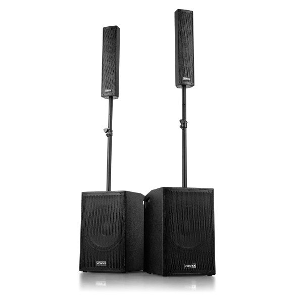 Vonyx VX1080BT Equipo Sonido Completo 2 Altavoces 2.2