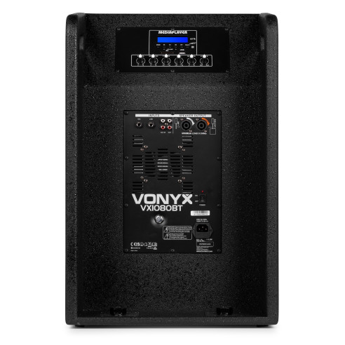 Vonyx VX1080BT Equipo Sonido Completo 2 Altavoces 2.2