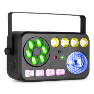 Beamz SHIMMER 4 Multi DJ Efecto LED - Efecto 6 en 1
