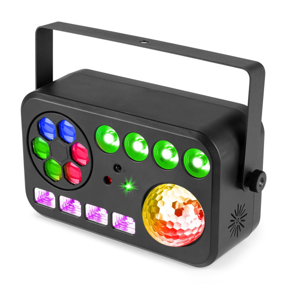 Beamz SHIMMER 4 Multi DJ Efecto LED - Efecto 6 en 1