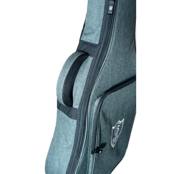 Strongbag Funda Guitarra Eléctrica 10mm Verde FGEVR10STR