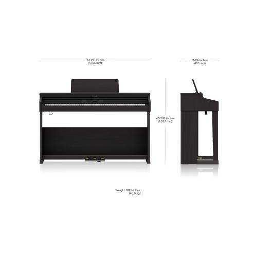 Roland RP701-CB Piano Digital Doméstico