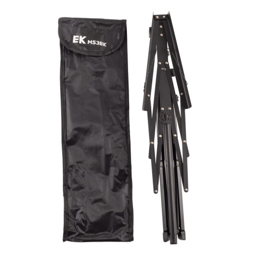 EK MS3BK Atril Plegable Negro con funda