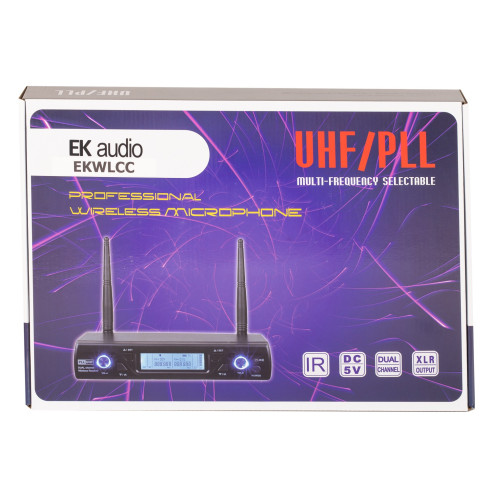 EKWLCC Sistema Inalámbrico Doble con 2 x Headset