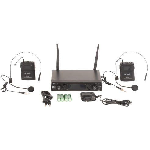 EKWLCC Sistema Inalámbrico Doble con 2 x Headset