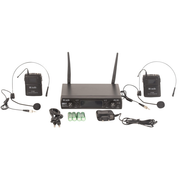 EKWLCC Sistema Inalámbrico Doble con 2 x Headset