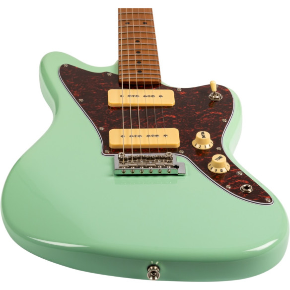 Jet JJ300-P90-SFG Sea Green Guitarra Eléctrica