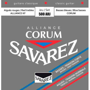 Savarez 500-ARJ Juego Clásica Alliance Corum Roja-Azul