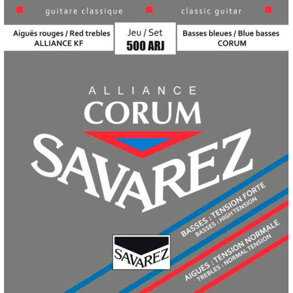 Savarez 500-ARJ Juego Clásica Alliance Corum Roja-Azul