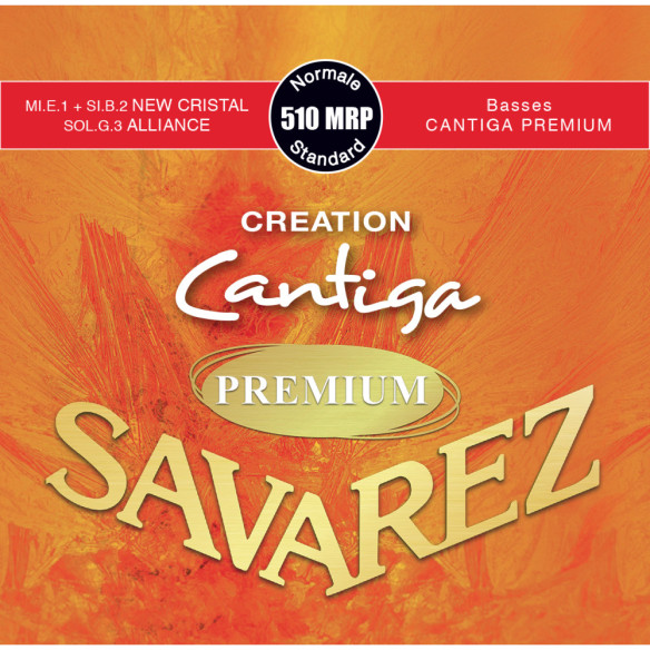 Savarez 510-MRP Juego Creation Cantiga Premium Roja