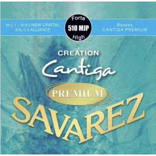 Savarez 510-MJP Juego Creation Cantiga Premium Azul