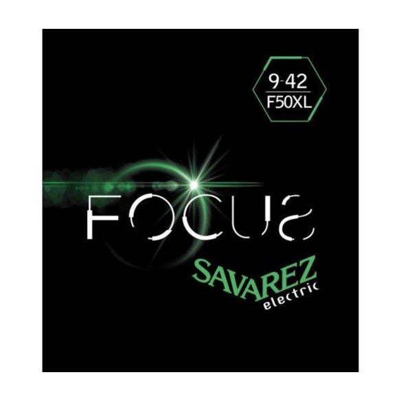 Savarez FOCUS F50XL Juego Cuerdas Guitarra Eléctrica .009-.042