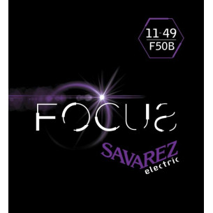 Savarez FOCUS F50B Juego Cuerdas Guitarra Eléctrica .011-.049