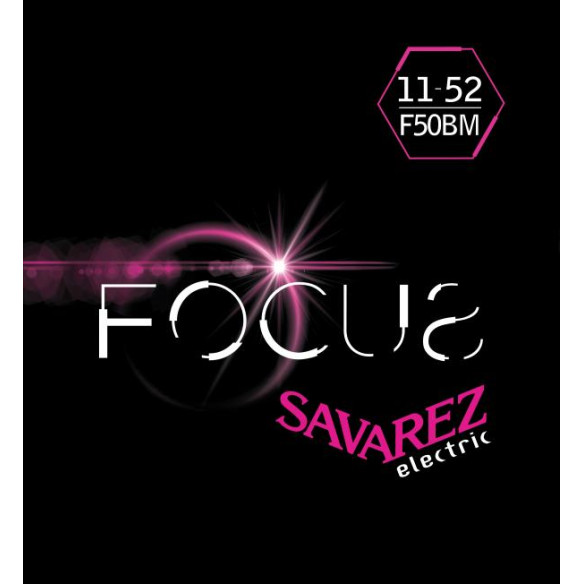 Savarez FOCUS F50BM Juego Cuerdas Guitarra Eléctrica .011-.052