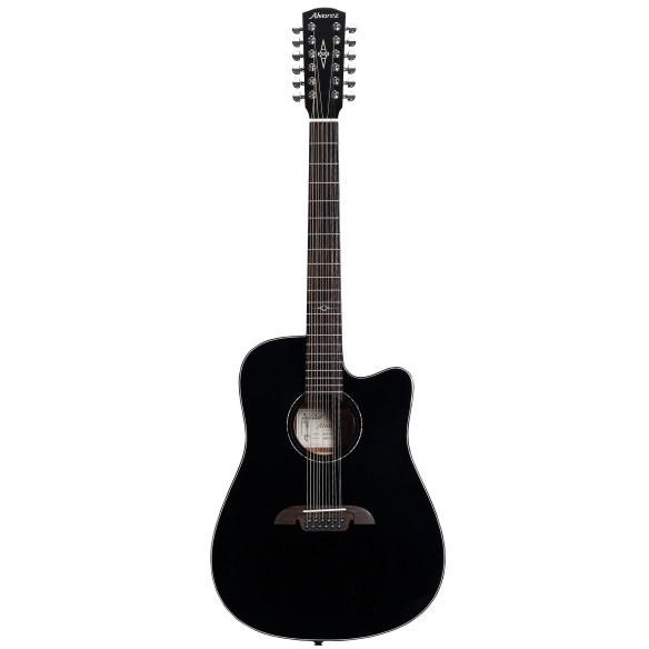Alvarez AD60-12CEBK Artist Guitarra Electroaústica 12 Cuerdas Negra