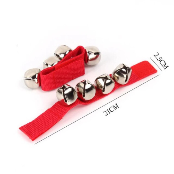 Goldon 33404 Muñequera con Cascabeles Roja