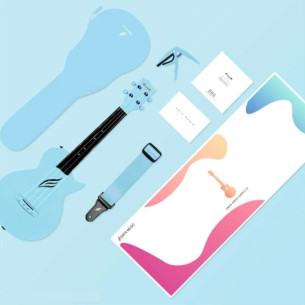 Enya Nova-UE/BL Ukelele Concierto Electrificado Azul Celeste 2