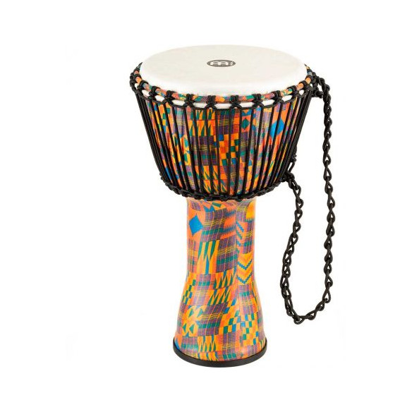 Djembé Meinl PADJ2-M-F Kenyan Quilt de 10'' Travel Series realizado en plástico muy ligero.
