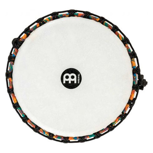 Djembé Meinl PADJ2-M-F Kenyan Quilt de 10'' Travel Series realizado en plástico muy ligero.