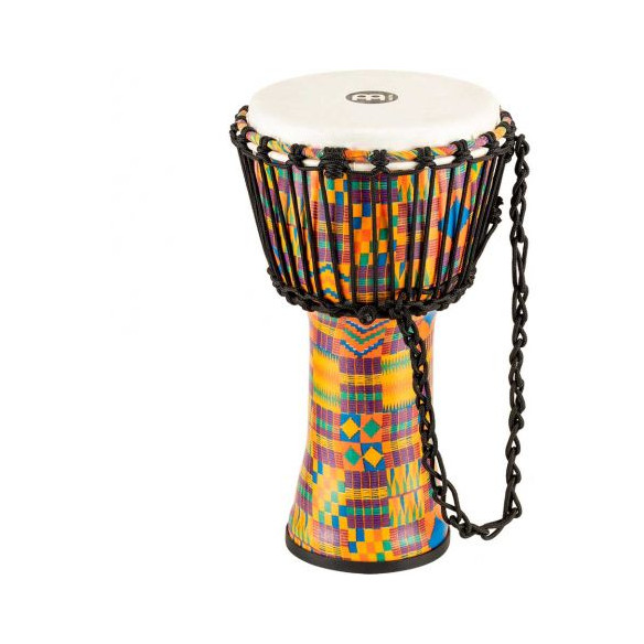 Djembé Meinl PADJ2-S-F Kenyan Quilt de 8'' Travel Series realizado en plástico muy ligero.