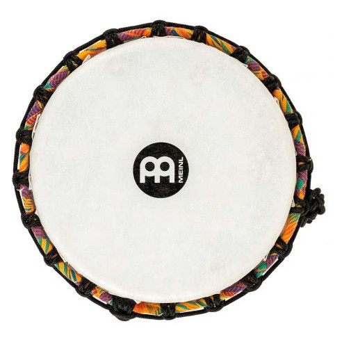 Djembé Meinl PADJ2-S-F Kenyan Quilt de 8'' Travel Series realizado en plástico muy ligero.
