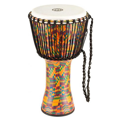 Djembé Meinl PADJ2-L-F Kenyan Quilt de 12'' Travel Series realizado en plástico muy ligero.