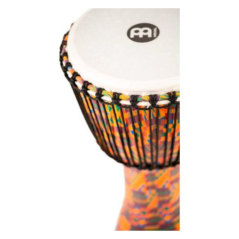 Djembé Meinl PADJ2-L-F Kenyan Quilt de 12'' Travel Series realizado en plástico muy ligero.