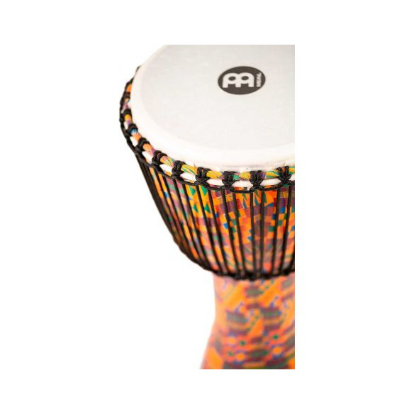 Djembé Meinl PADJ2-L-F Kenyan Quilt de 12'' Travel Series realizado en plástico muy ligero.