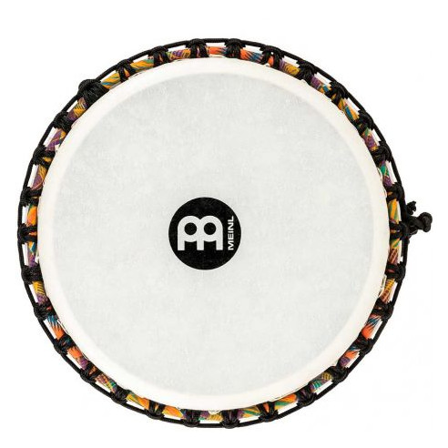Djembé Meinl PADJ2-L-F Kenyan Quilt de 12'' Travel Series realizado en plástico muy ligero.