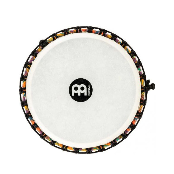 Djembé Meinl PADJ2-L-F Kenyan Quilt de 12'' Travel Series realizado en plástico muy ligero.