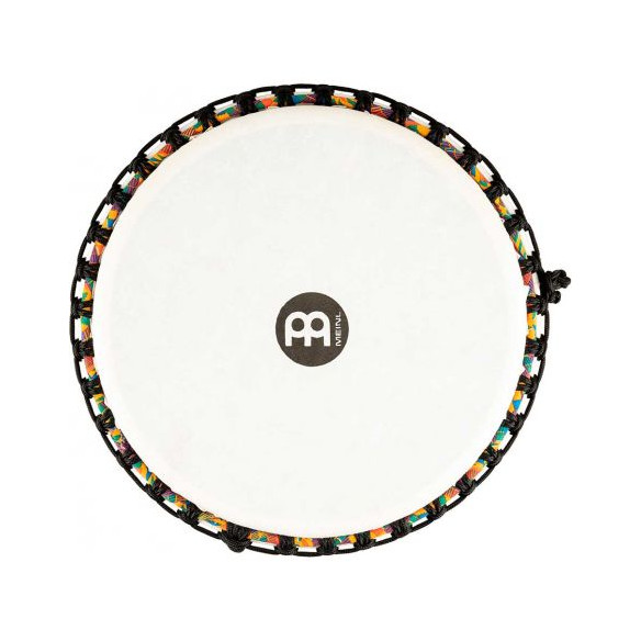 Djembé Meinl PADJ2-XL-F Kenyan Quilt de 14'' Travel Series realizado en plástico muy ligero.