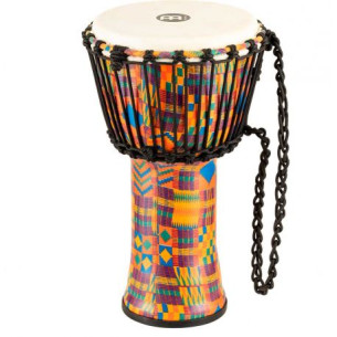 Djembé Meinl PADJ2-S-G Kenyan Quilt de 8'' Travel Series realizado en plástico muy ligero.