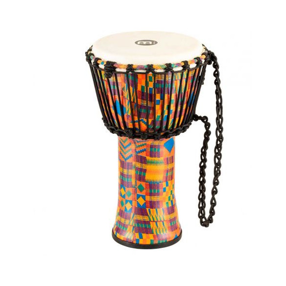 Djembé Meinl PADJ2-S-G Kenyan Quilt de 8'' Travel Series realizado en plástico muy ligero.