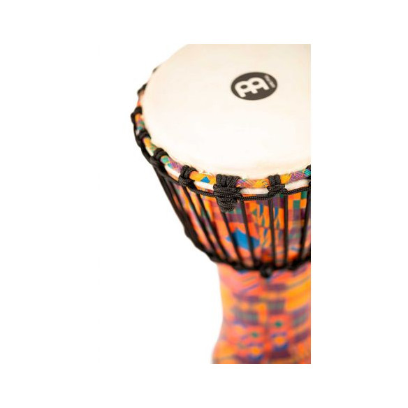 Djembé Meinl PADJ2-S-G Kenyan Quilt de 8'' Travel Series realizado en plástico muy ligero.