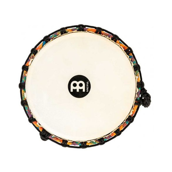 Djembé Meinl PADJ2-S-G Kenyan Quilt de 8'' Travel Series realizado en plástico muy ligero.