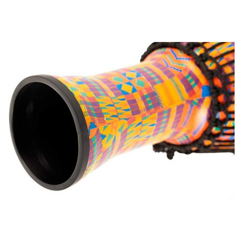 Djembé Meinl PADJ2-S-G Kenyan Quilt de 8'' Travel Series realizado en plástico muy ligero.