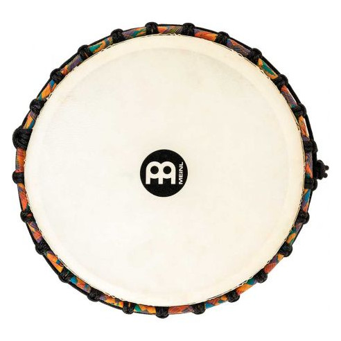 Djembé Meinl PADJ2-M-G Kenyan Quilt de 10'' Travel Series realizado en plástico muy ligero.
