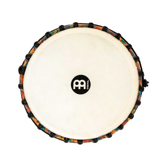 Djembé Meinl PADJ2-L-G Kenyan Quilt de 12'' Travel Series realizado en plástico muy ligero.