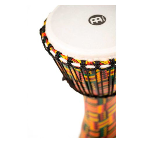 Djembé Meinl PADJ5-M-F Serie Rope Tuned Travel de 10" de diámetro, con acabado Simbra y parche sintético.