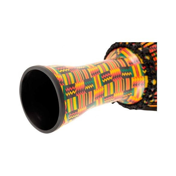 Djembé Meinl PADJ5-M-F Serie Rope Tuned Travel de 10" de diámetro, con acabado Simbra y parche sintético.