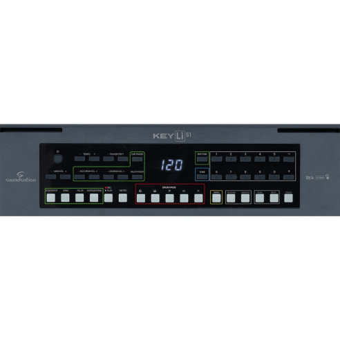 SoundSation KEYLI-61 Teclado Doméstico 61 teclas con sensibilidad.