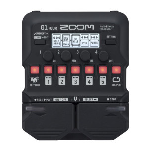 Zoom G1 FOUR Pedalera Multiefectos para guitarra