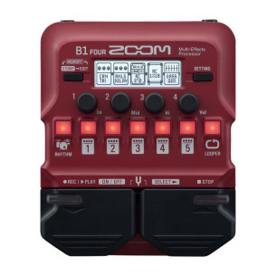 Zoom B1 FOUR Pedalera Multiefectos para Bajo