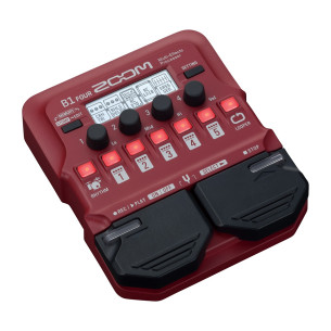 Zoom B1 FOUR Pedalera Multiefectos para Bajo 2