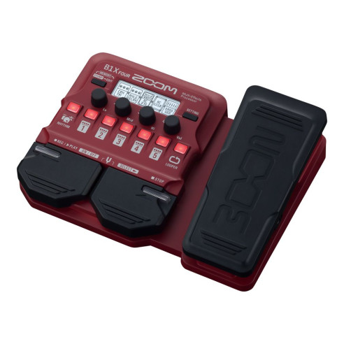 Zoom B1X FOUR Multiefectos para Bajo con pedal de expresión